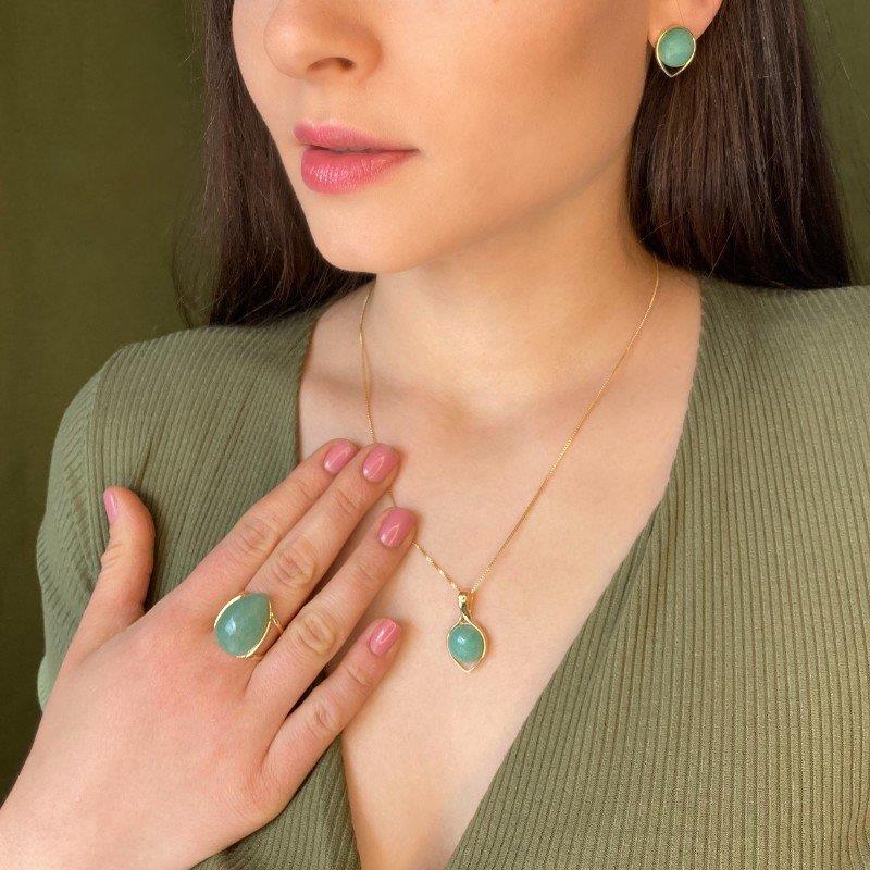 BRINCO FOLHEADO A OURO