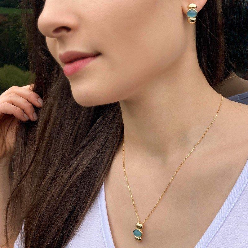 BRINCO FOLHEADO A OURO