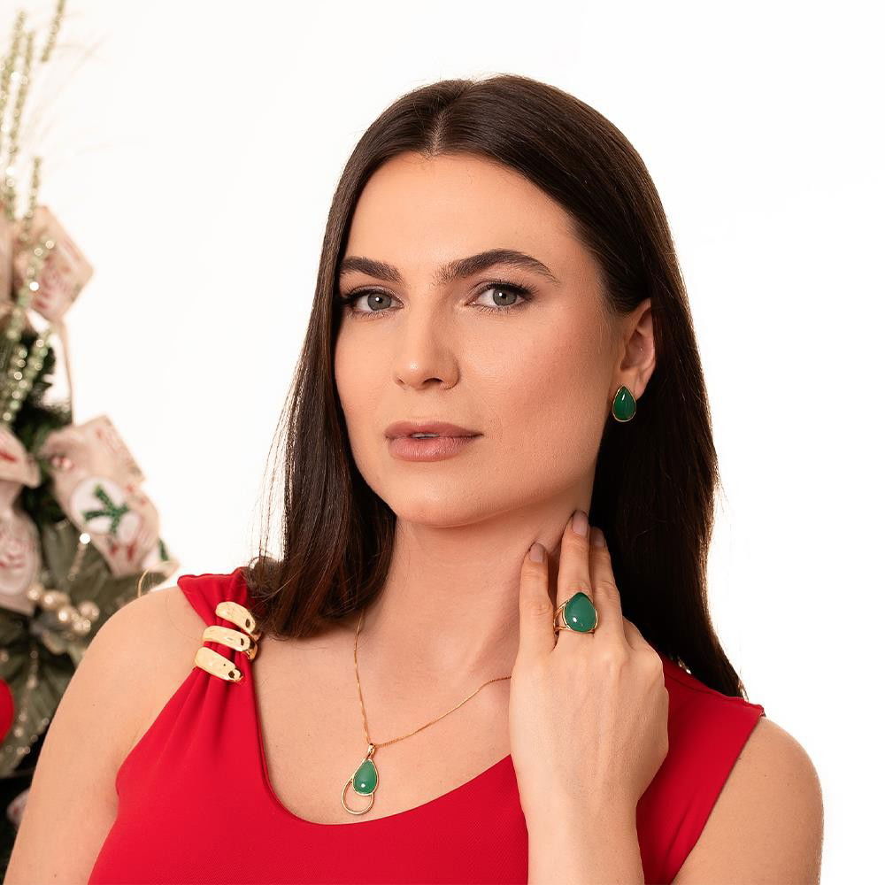 BRINCO FOLHEADO A OURO