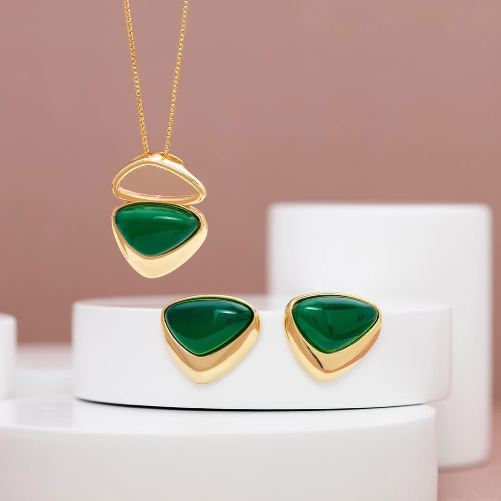 BRINCO FOLHEADO A OURO