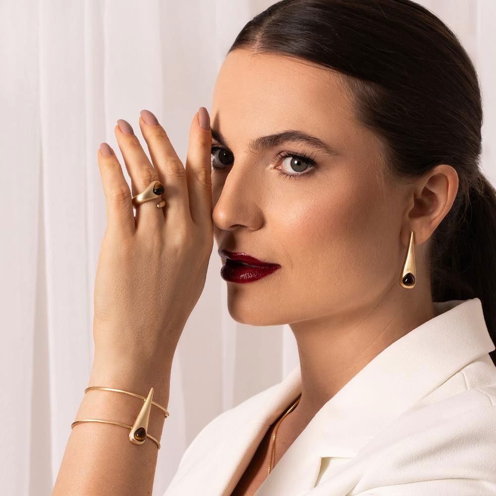 BRINCO FOLHEADO A OURO