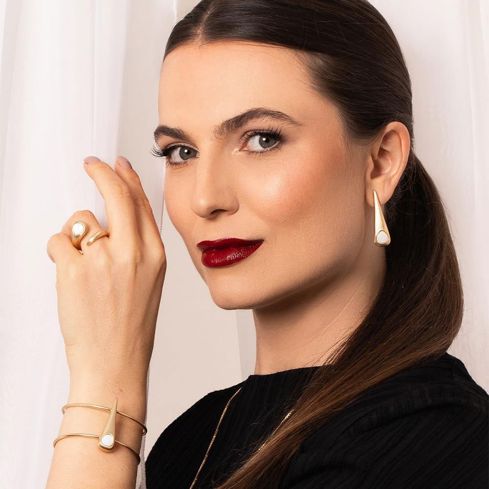 BRINCO FOLHEADO A OURO