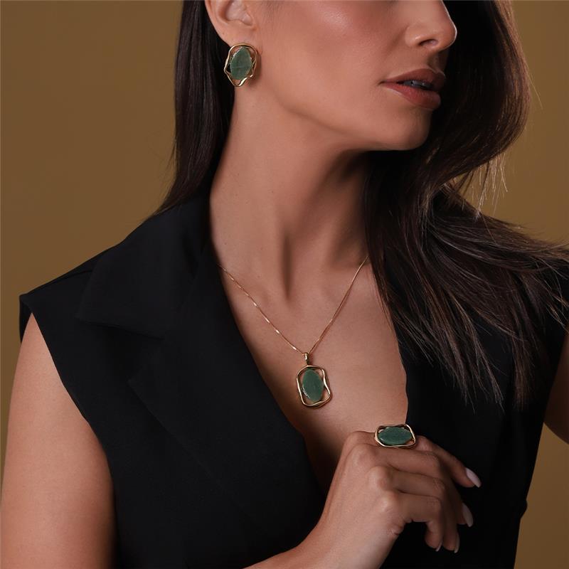 BRINCO FOLHEADO A OURO