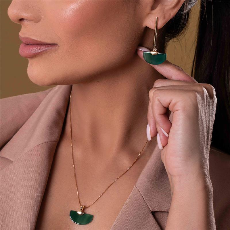 BRINCO FOLHEADO A OURO