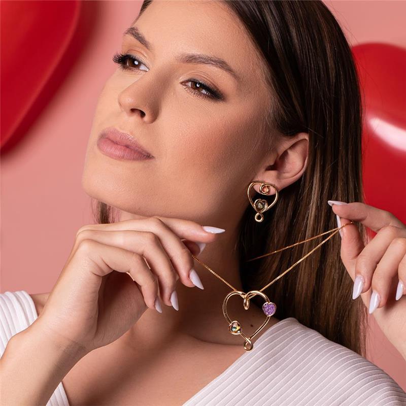 BRINCO FOLHEADO A OURO