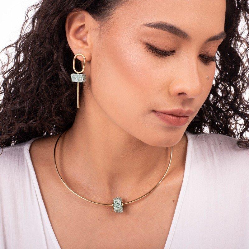 BRINCO FOLHEADO A OURO