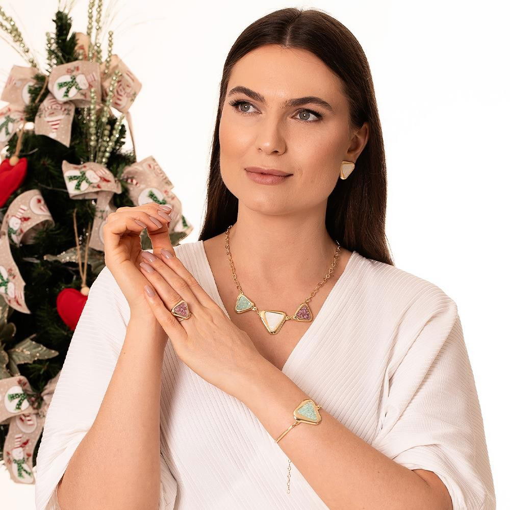 BRINCO FOLHEADO A OURO