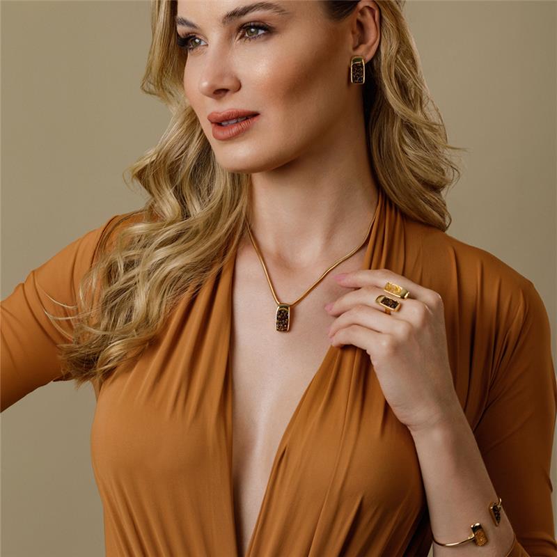 BRINCO FOLHEADO A OURO