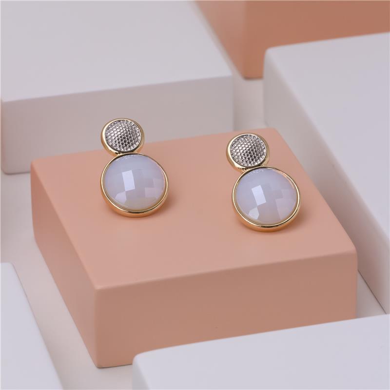 BRINCO FOLHEADO A OURO E RÓDIO BRANCO