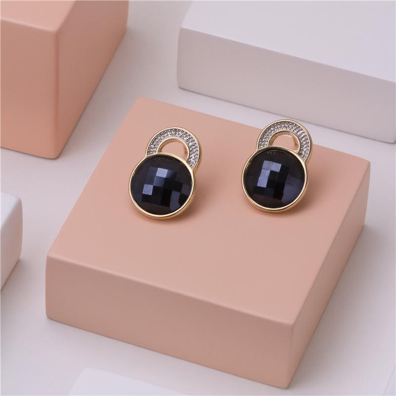 BRINCO FOLHEADO A OURO E RÓDIO BRANCO