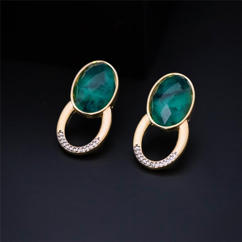 BRINCO FOLHEADO A OURO E RÓDIO BRANCO