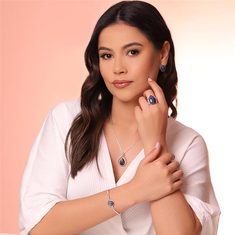 CONJUNTO FOLHEADO A PRATA