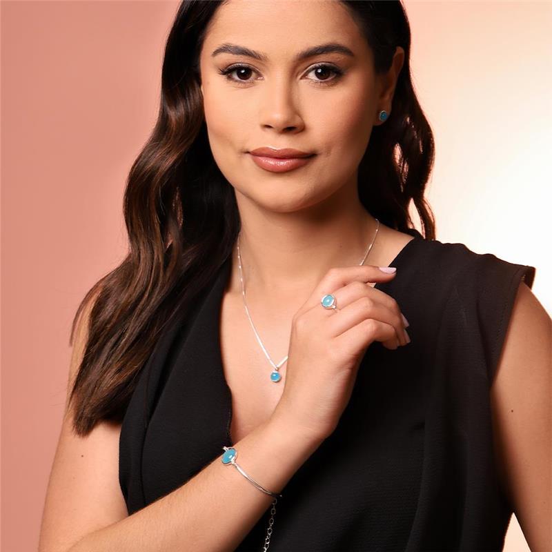 CONJUNTO FOLHEADO A PRATA