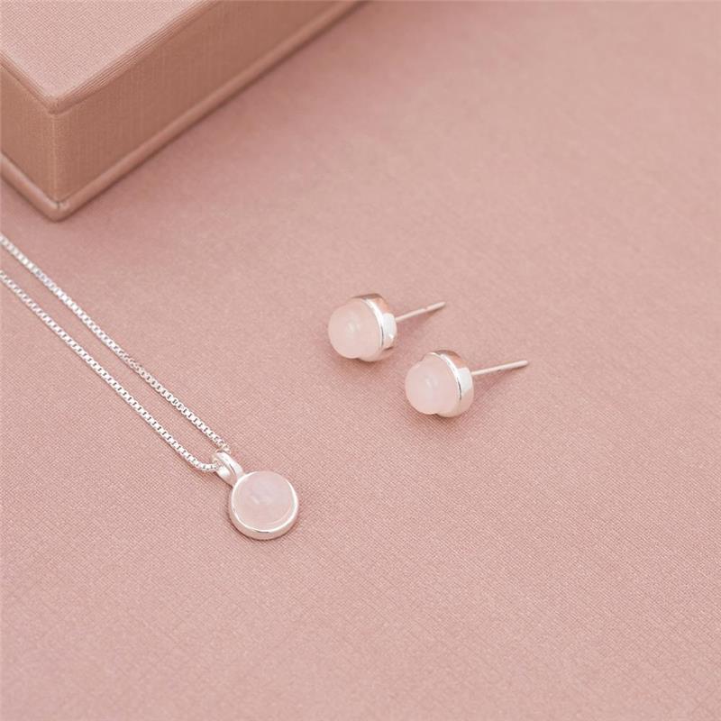 CONJUNTO FOLHEADO A PRATA