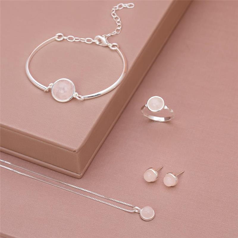 CONJUNTO FOLHEADO A PRATA