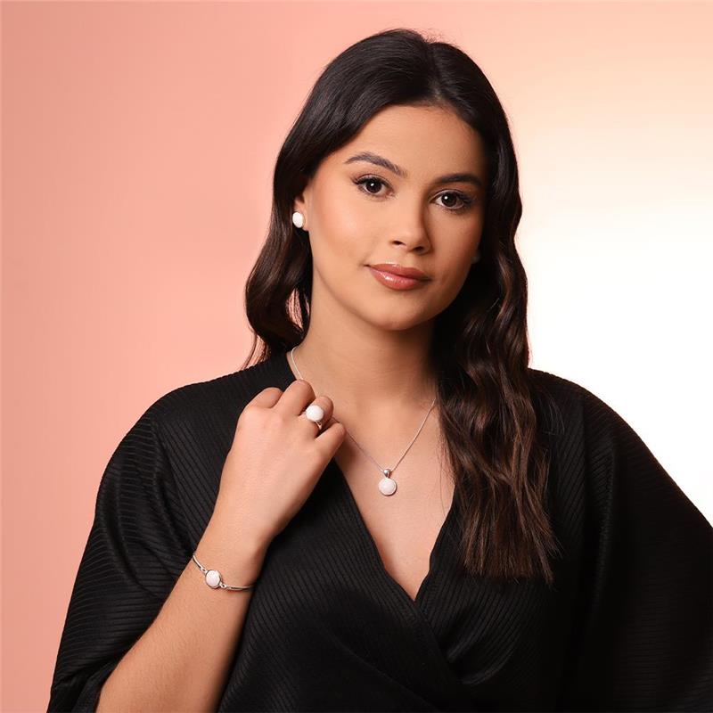 CONJUNTO FOLHEADO A PRATA