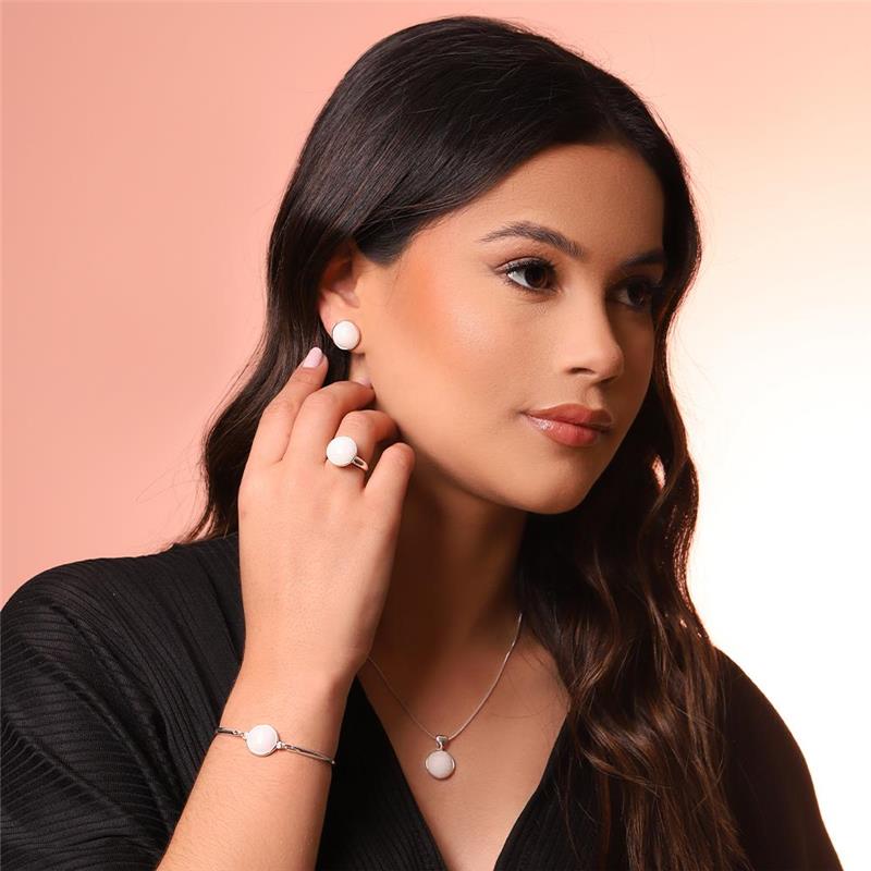 CONJUNTO FOLHEADO A PRATA