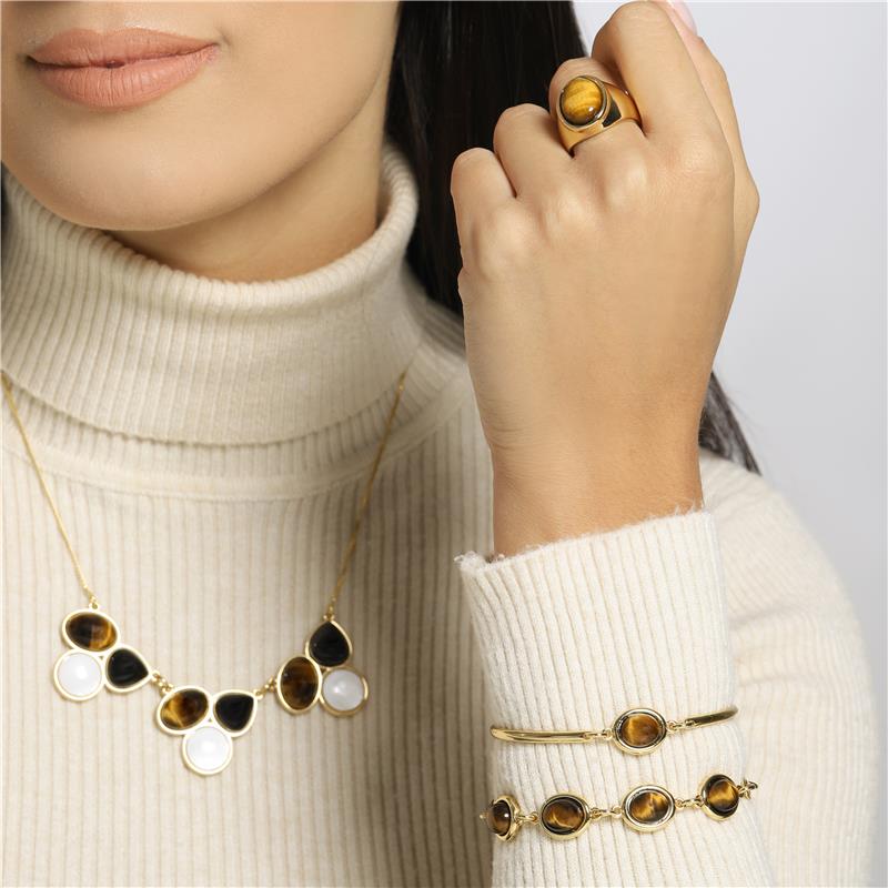 CONJUNTO FOLHEADO A OURO