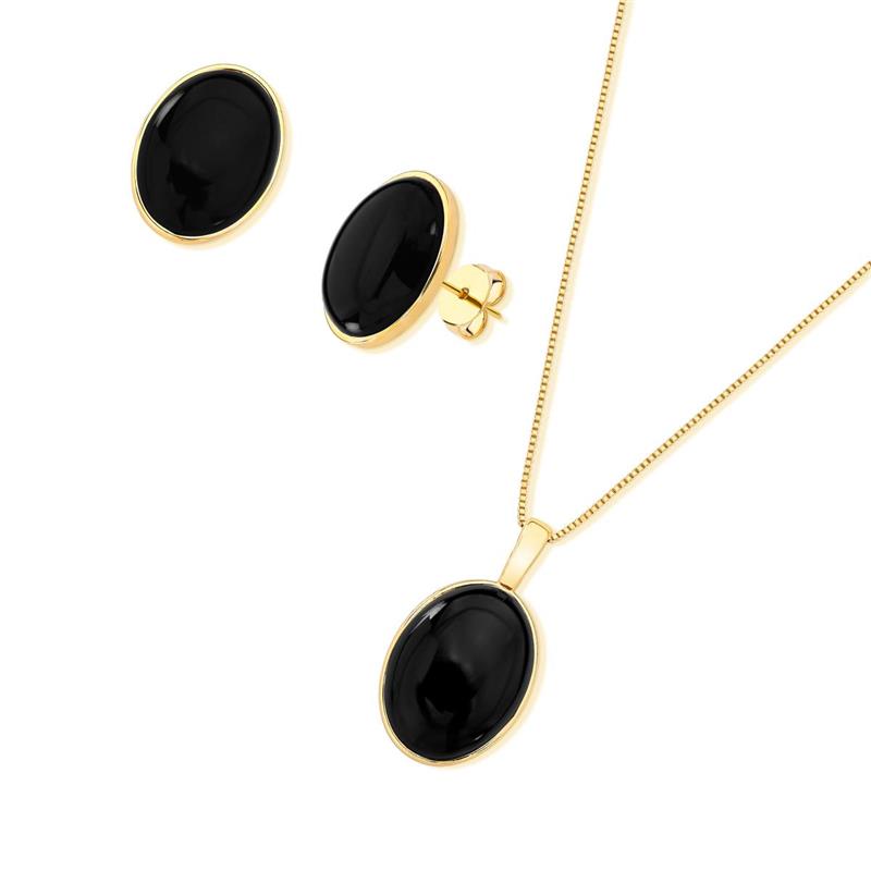 CONJUNTO FOLHEADO A OURO