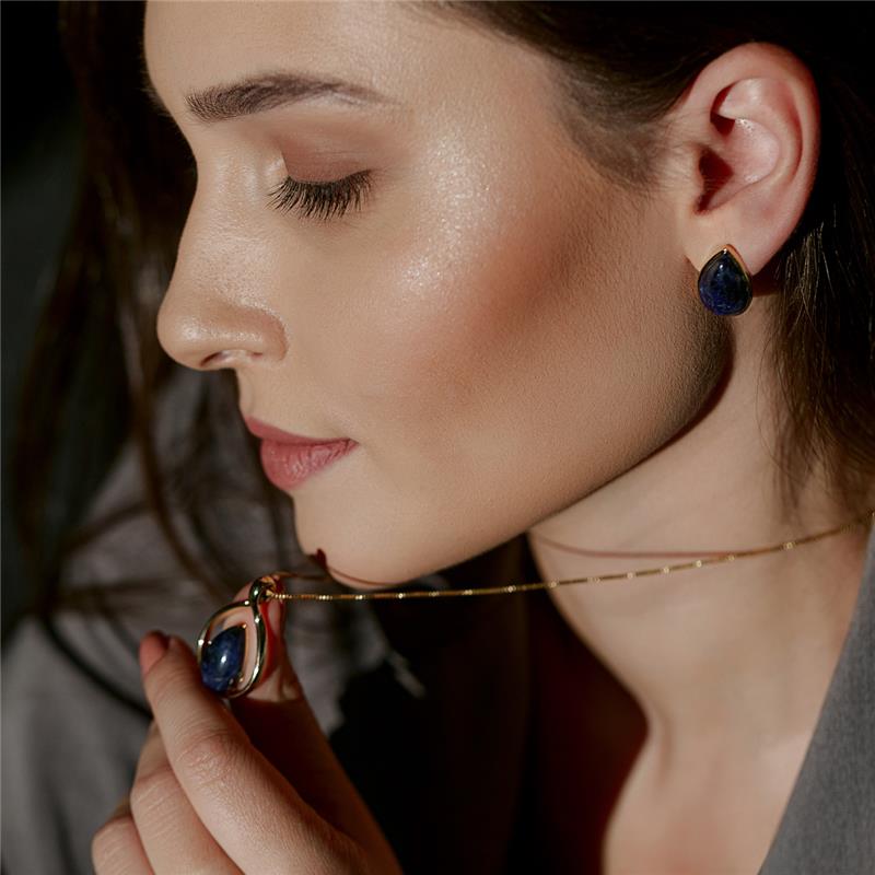 CONJUNTO FOLHEADO A OURO