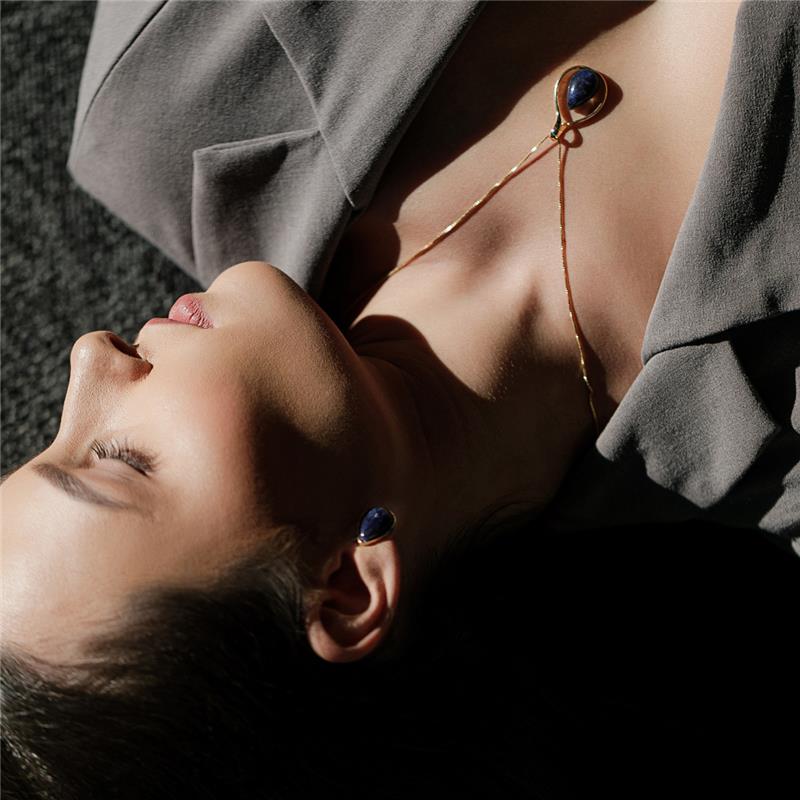 CONJUNTO FOLHEADO A OURO