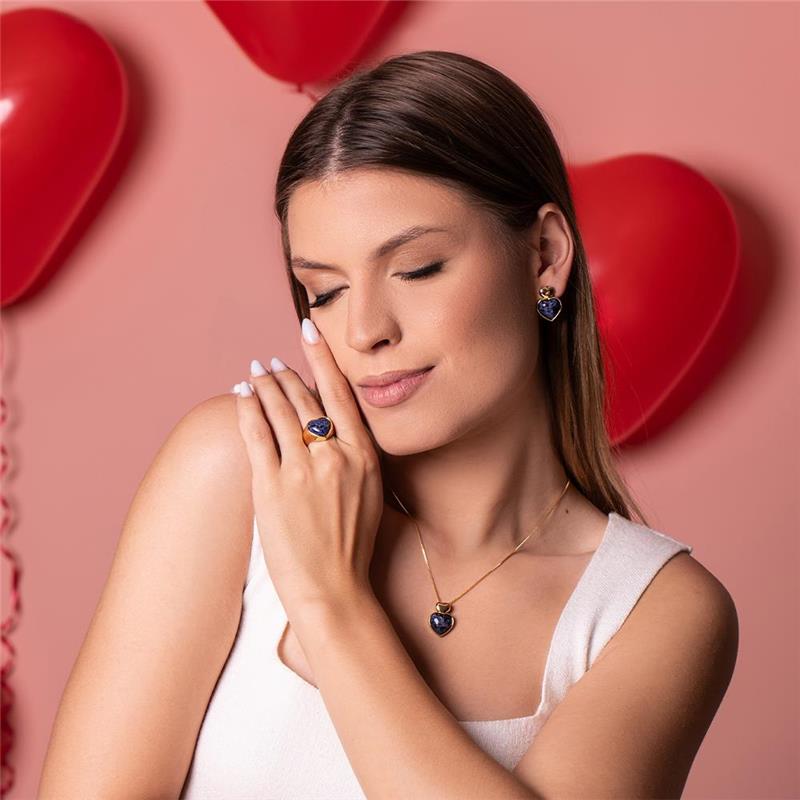 CONJUNTO FOLHEADO A OURO