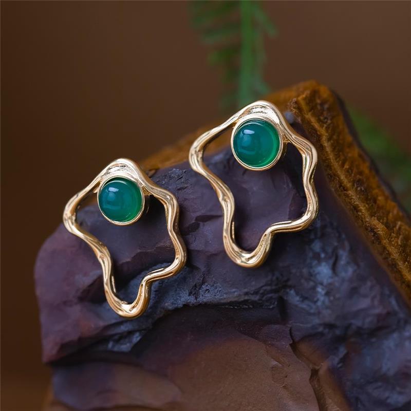 CONJUNTO FOLHEADO A OURO