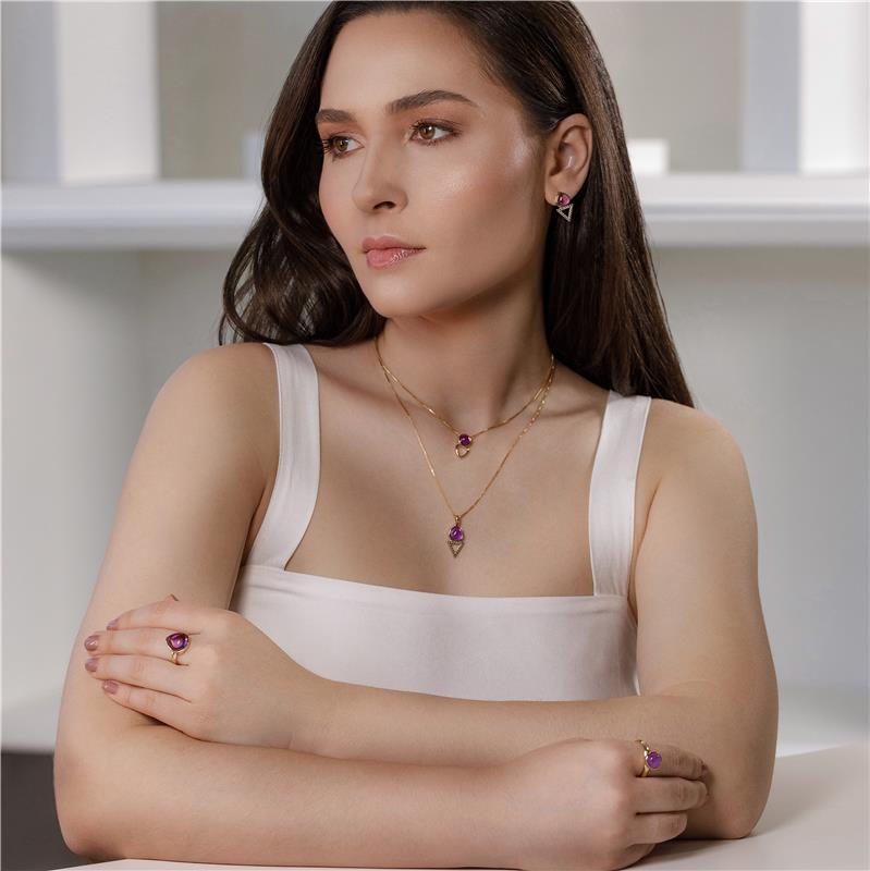 CONJUNTO FOLHEADO A OURO