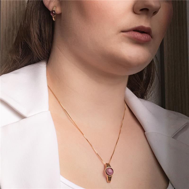 CONJUNTO FOLHEADO A OURO