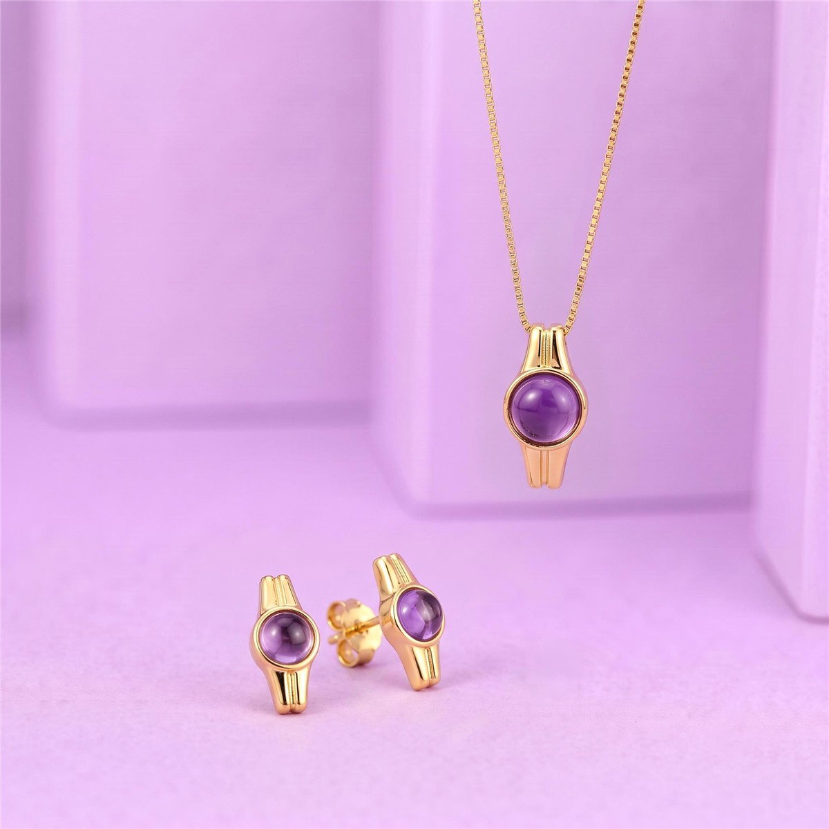 CONJUNTO FOLHEADO A OURO