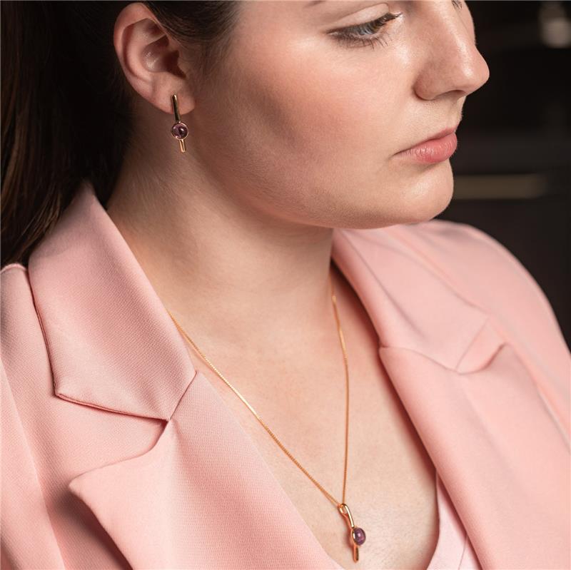 CONJUNTO FOLHEADO A OURO