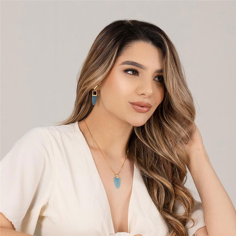 CONJUNTO FOLHEADO A OURO