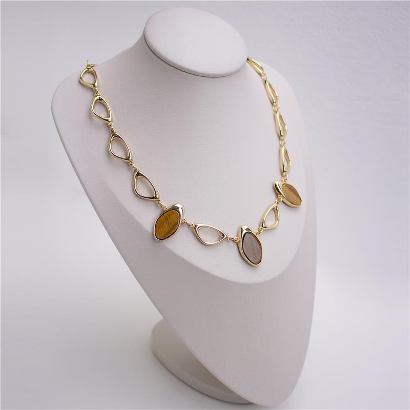 CONJUNTO FOLHEADO A OURO