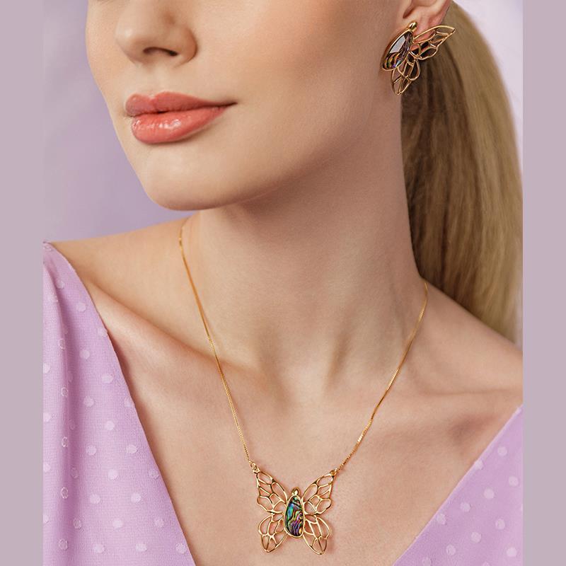 CONJUNTO FOLHEADO A OURO