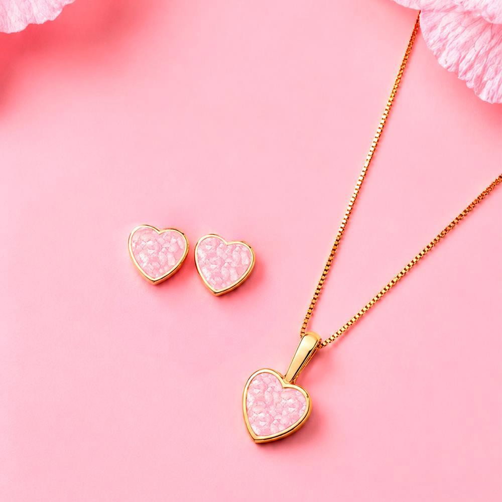 CONJUNTO FOLHEADO A OURO