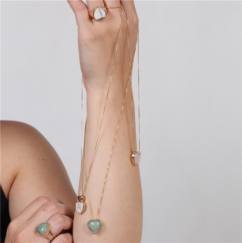 CONJUNTO FOLHEADO A OURO