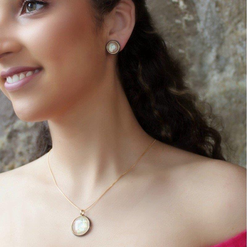 CONJUNTO FOLHEADO A RÓDIO