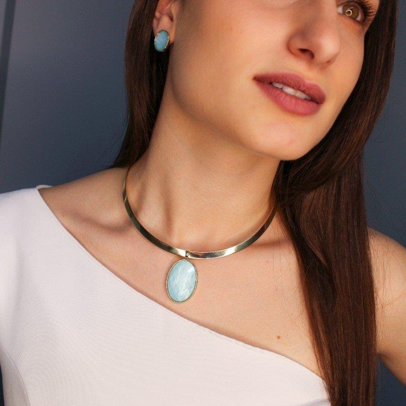 CONJUNTO FOLHEADO A RÓDIO