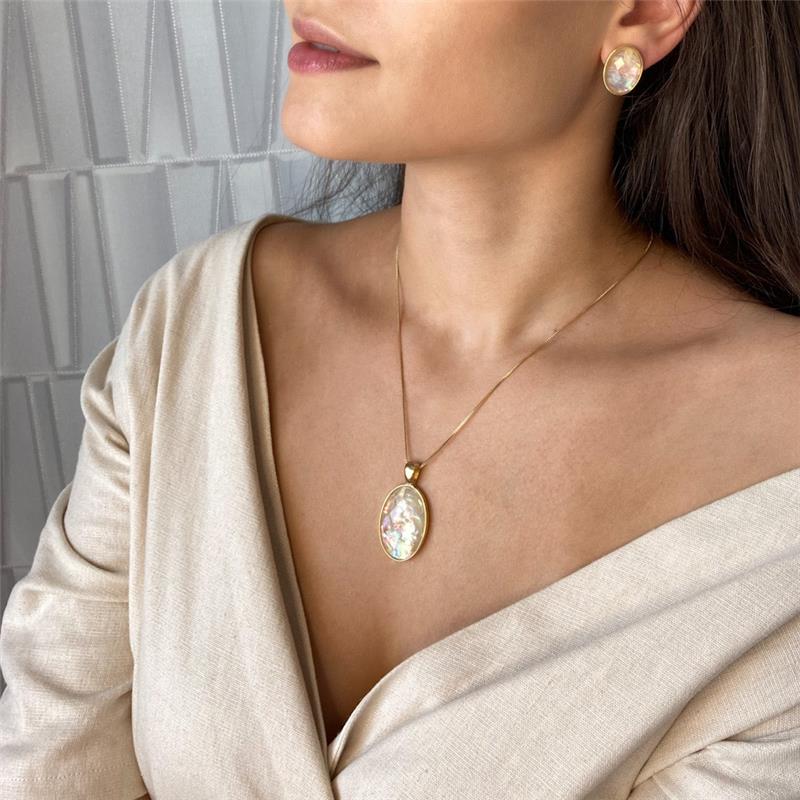 CONJUNTO FOLHEADO A RÓDIO NEGRO