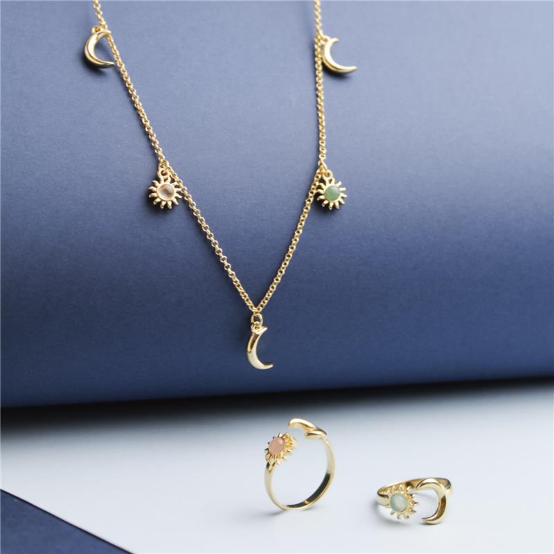 COLAR FOLHEADO A OURO