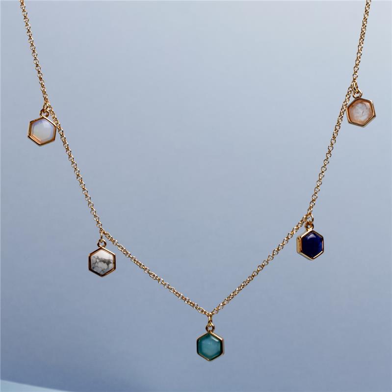 COLAR FOLHEADO A OURO