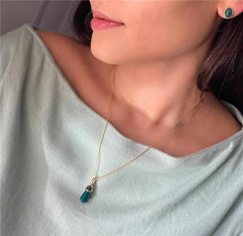 COLAR FOLHEADO A OURO