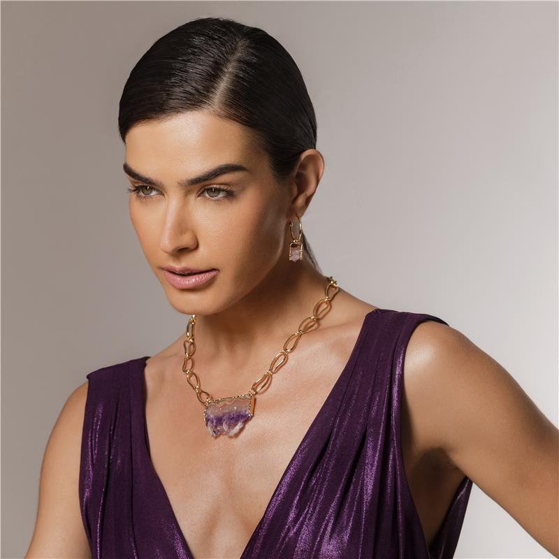 COLAR FOLHEADO A OURO