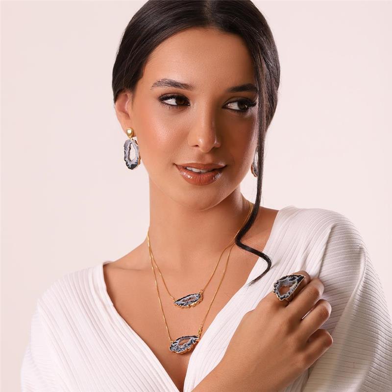 COLAR FOLHEADO A OURO