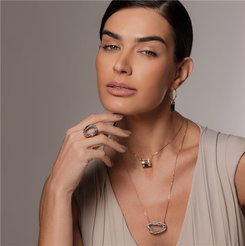 COLAR FOLHEADO A OURO