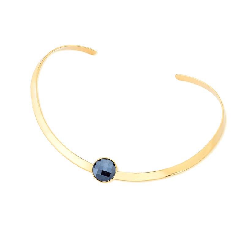 COLAR FOLHEADO A OURO