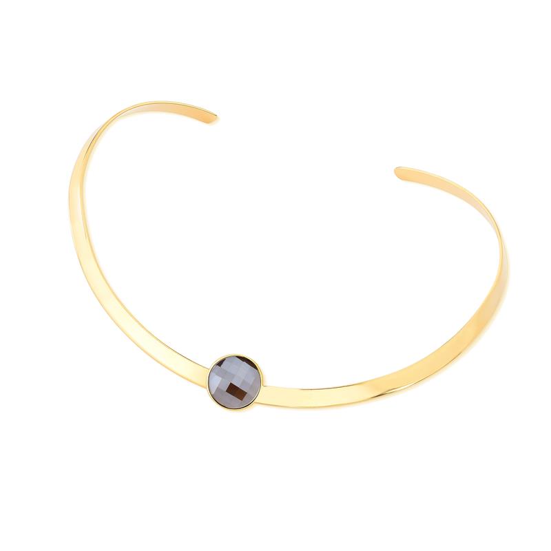 COLAR FOLHEADO A OURO