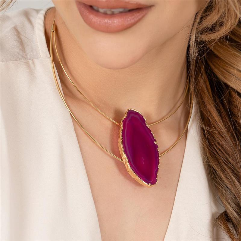 COLAR FOLHEADO A OURO