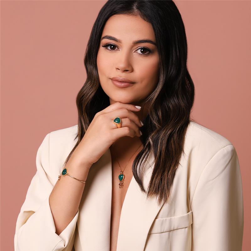 PINGENTE FOLHEADO A OURO