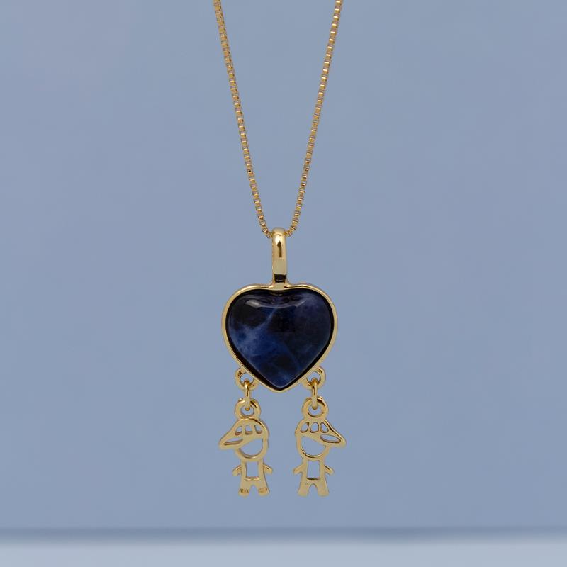 PINGENTE FOLHEADO A OURO